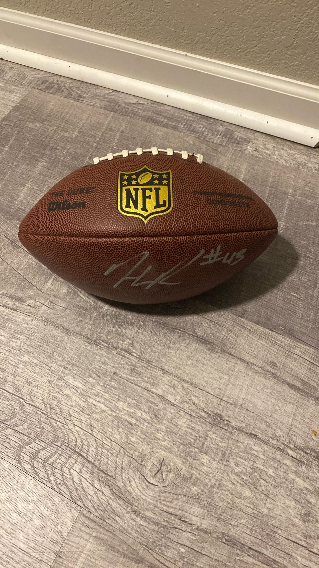 Signed #43 Football