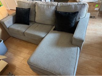 Small gray sectional