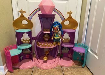 Fisher Price Mattel FLV06 Shimmer & Shine Magical Light Up Genie Palace Playset