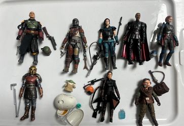 Star Wars Mandalorian figure lot