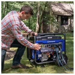 Westinghouse 12500 W Portable Gas Powered Home Generator Remote Start