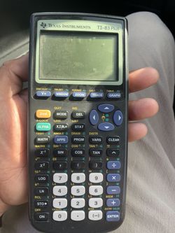 Texas instrument ti-83 plus calculator