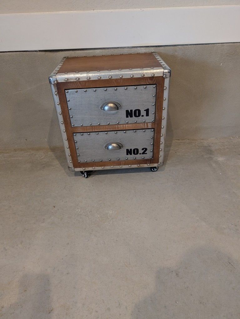 2 Drawer Novelty End Table