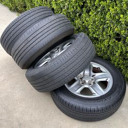 06-12 Toyota RAV4 5x4.5 Wheels Rims Tires 5x114.3 Set OEM Stock Highlander Sienna Venza Avalon Camry