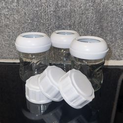 Philips Avent Glass Bottles 4oz + Storage Caps