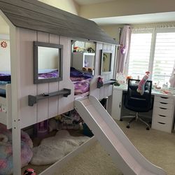 House Bunk Bed With Slide