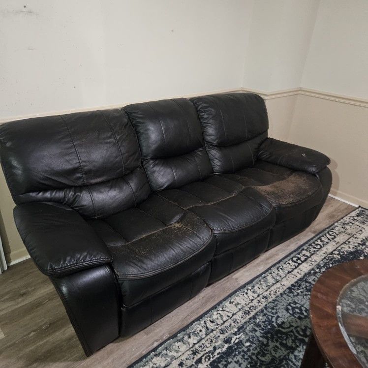 Recliner Sofa Brown 