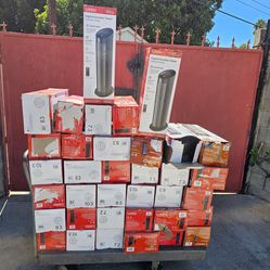 GET READY FOR THIS WINTER LASKO HEATERS CERAMIC TOWER ECONOMIC ENERGY SAVER INCLUDING REMOTE CONTROL FOR FULL SIZE ROOM IF SOMEBODY INTERESTED PLEASE