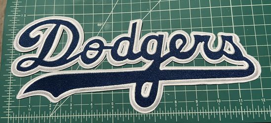Dodgers Iron On Patch 12” X 5”