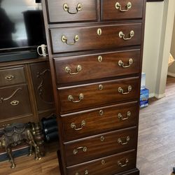 HENKAL-HARRIS Mahogany Lingerie Chest