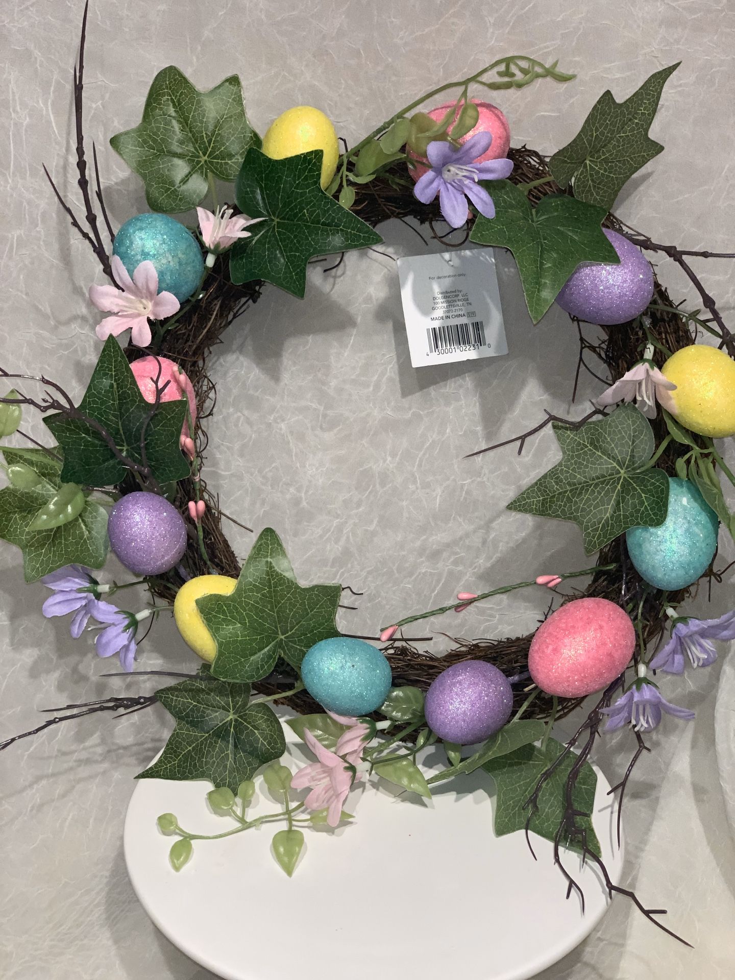 Easter egg wreath