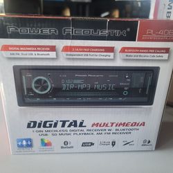 POWER ACOUSTIC BLUETOOTH RADIO NEW