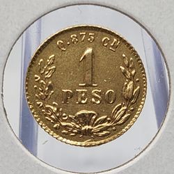 1 Peso Mexicano Oro De 1901