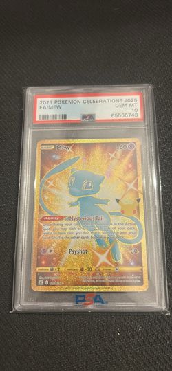 Mew 025/025 Celebrations PSA 10
