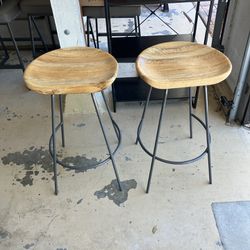 West Elm Counter Stools 