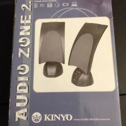 Kinyo Audio Zone 2.0 Speakers Open Box