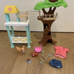 Barbie Animal Rescuer Woodland Forest Rescue Care Playset 