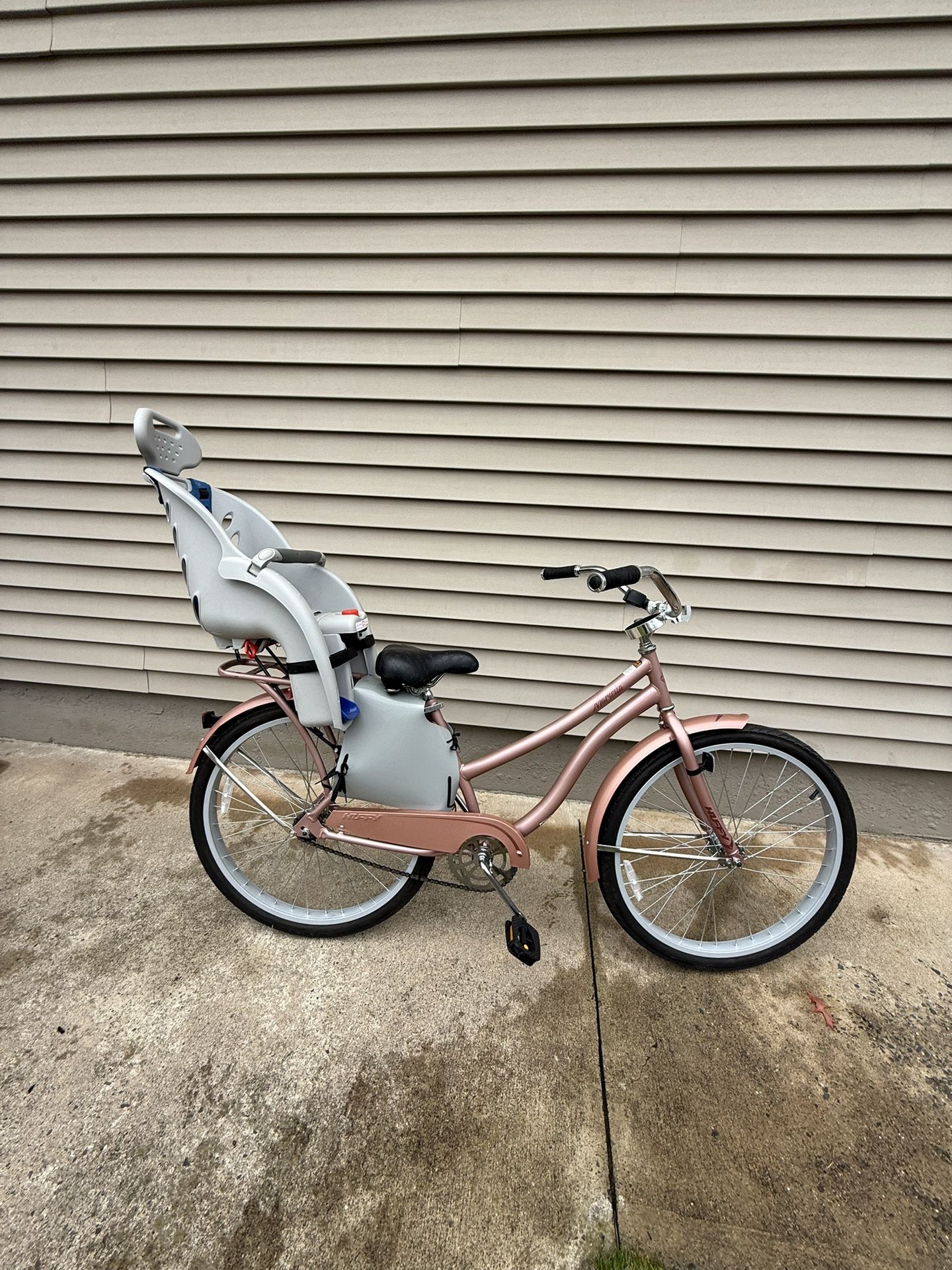 Huffy bike with child care seat