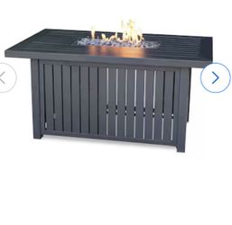 Endless Summer 28-in W 40000-BTU Black Tabletop Aluminum Propane Gas Fire Pit Table