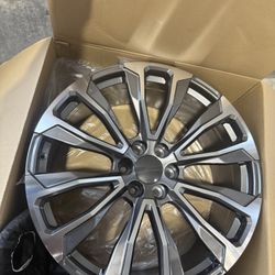 4 New 24x10 Wheels Only