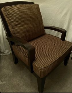 Two matching side chairs mid century style