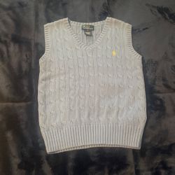 Boys Polo Sweater Vest Size 6