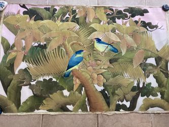 Beautiful Bali Bird Original Painting (New)