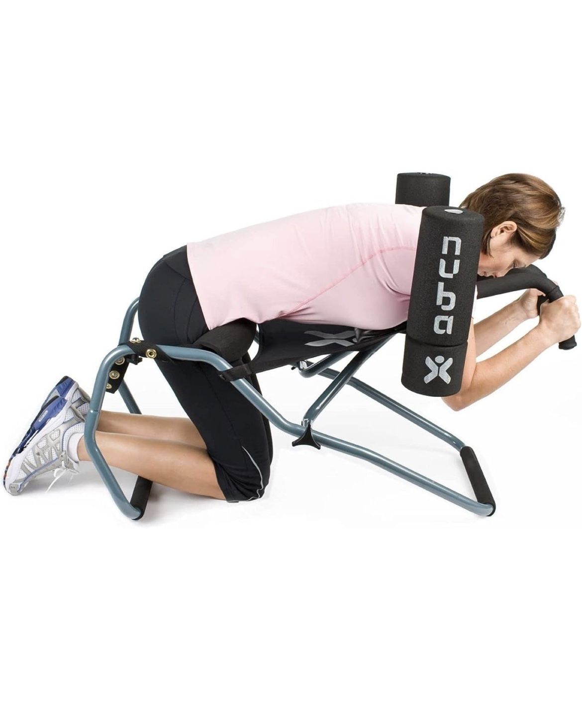 Nubax™ Therapeutic Back Stretch Machine – at-Home & Office Spinal/Back Traction Device – Portable & Compact Stretcher for Daily Decompression Therapy