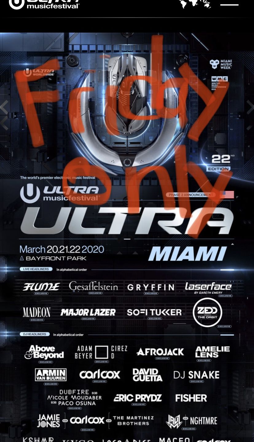 Ultra Friday only