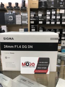 Sigma 24mm F/1.4 DG DN Art Lens For Sony E
