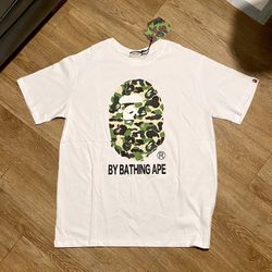 Original Bape ABC Camo By Bathing Ape Tee ( white/green ) Comes with Tag nd everything
