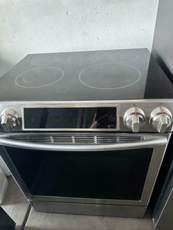Samsung slide Glas Electric stove