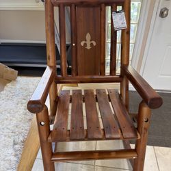 NEW Hardwood Rocker Patio Chair Large