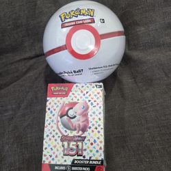 Pokemon 151 Booster Bundle And Pokeball For Sale Or Trade
