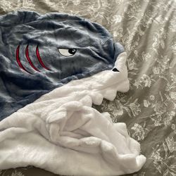 Shark Costume Onesie Fits 9-10 Year Old Brand New Never Used