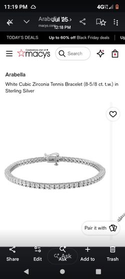 Pandora silver sterling bracelet