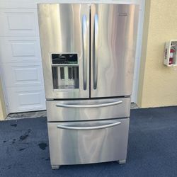 Kitchenaid French Door Stainless Refrigerator ; Bottom Freezer