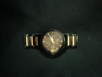 Men’s Bulova Classic Black & Gold Multi-Function Watch (Model 98C124)