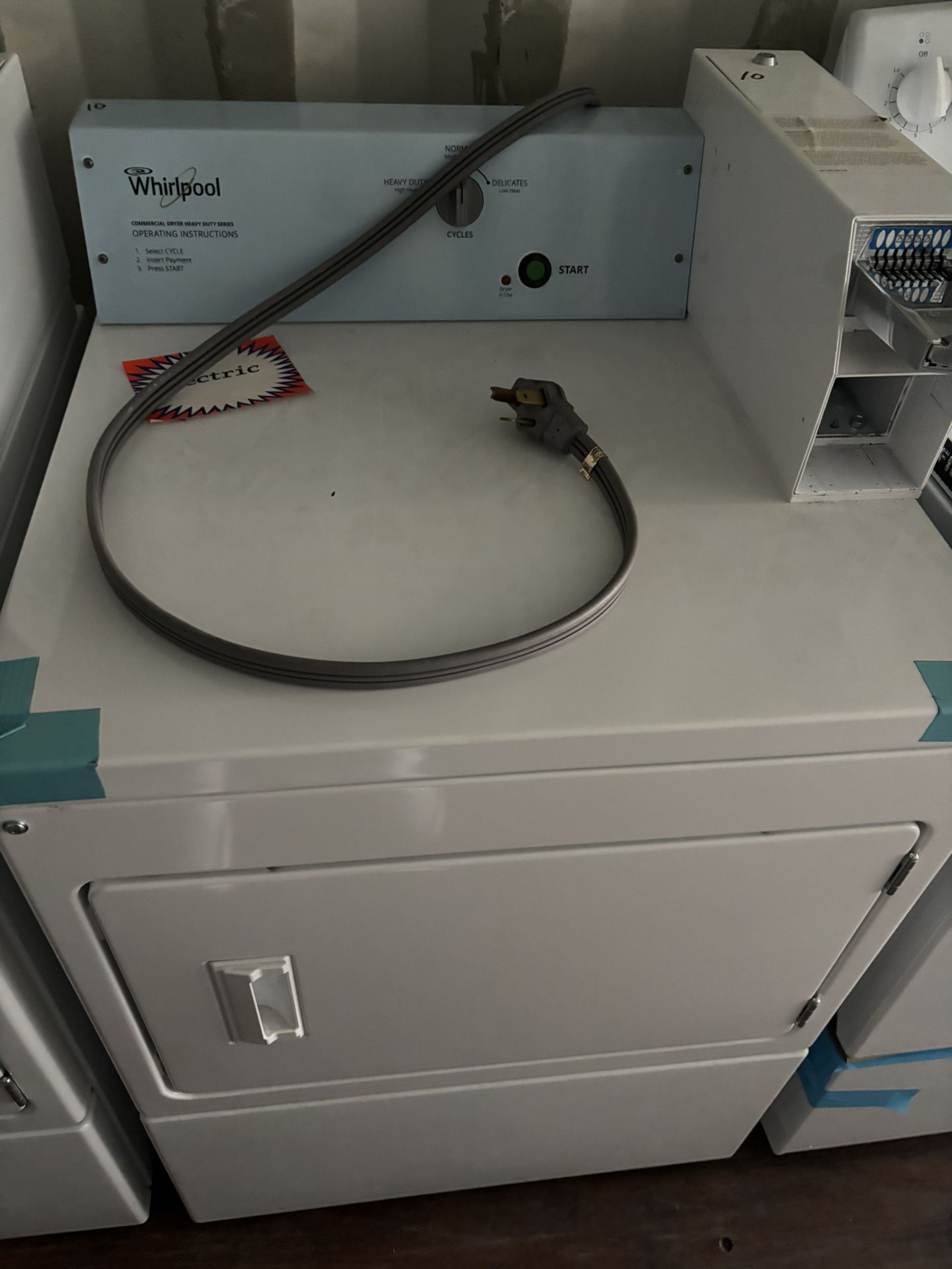 Electric 220v Coin Op