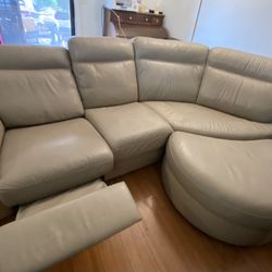 Italsofa With Recliner Made In Italy 🇮🇹 Leather 