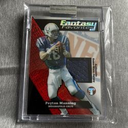 Peyton Manning Jersey Card
