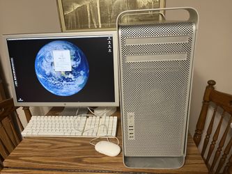 MacPro tower & Apple display