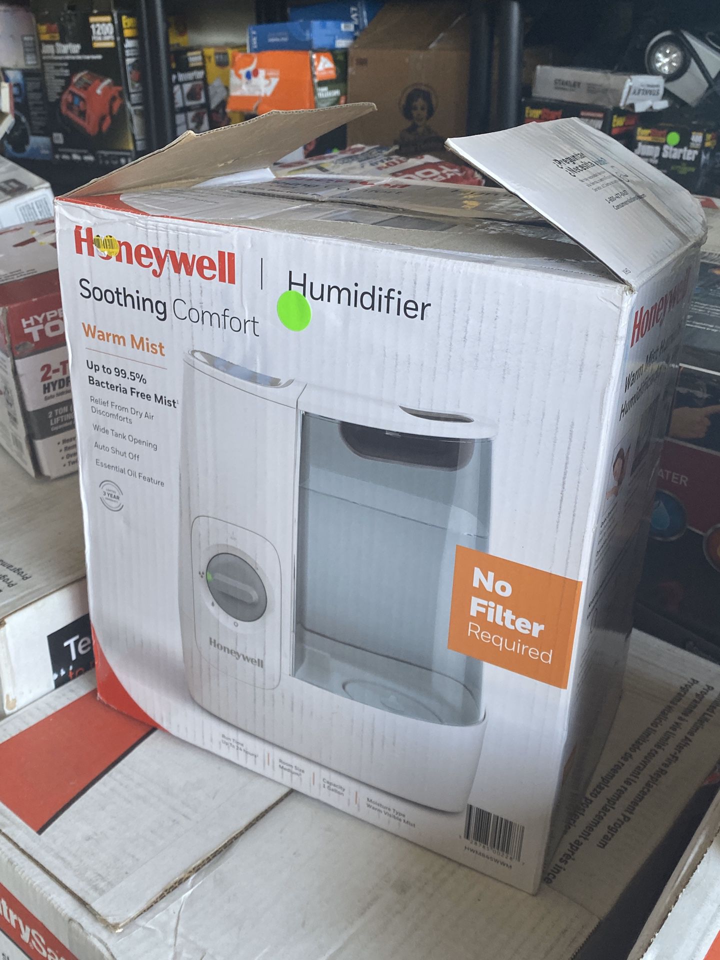 Honeywell Filter Free Warm Mist Humidifier HWM845WWM, White