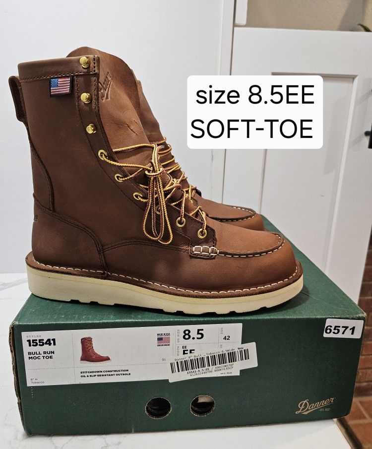 Danner Soft Toe Work Boots Size 8.5