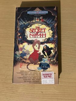 The Secret of NIMH 1982 VHS Tape Brand New