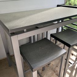 FREE*** Patio Table And 4 Stools