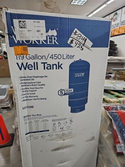 Water Worker 119 Gallon/ 450 Liter Well Tank