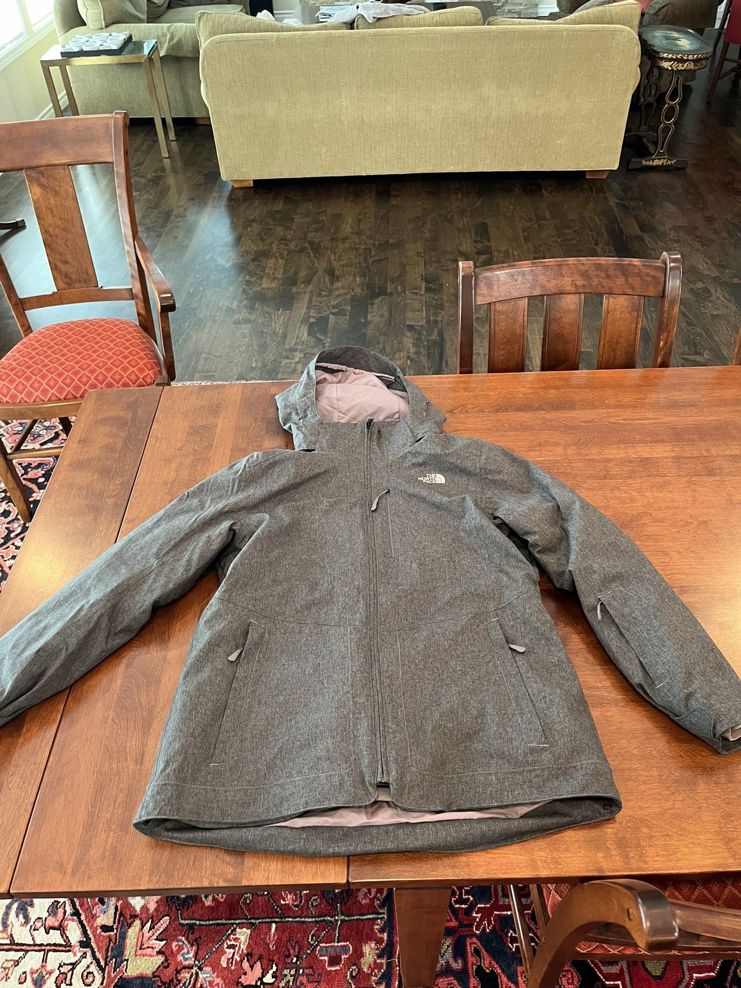 Women’s northface thermoball parka qith removable quilted interior jacket XL