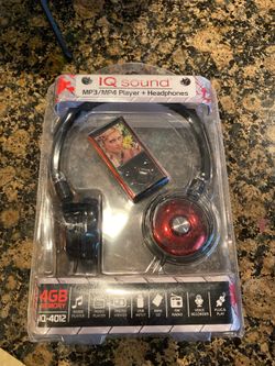 Brand new IQ sound MP3/MP4 player and headphones