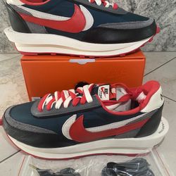 Nike Sacai Waffle Undercover Midnight Spruce University Red Size 11
